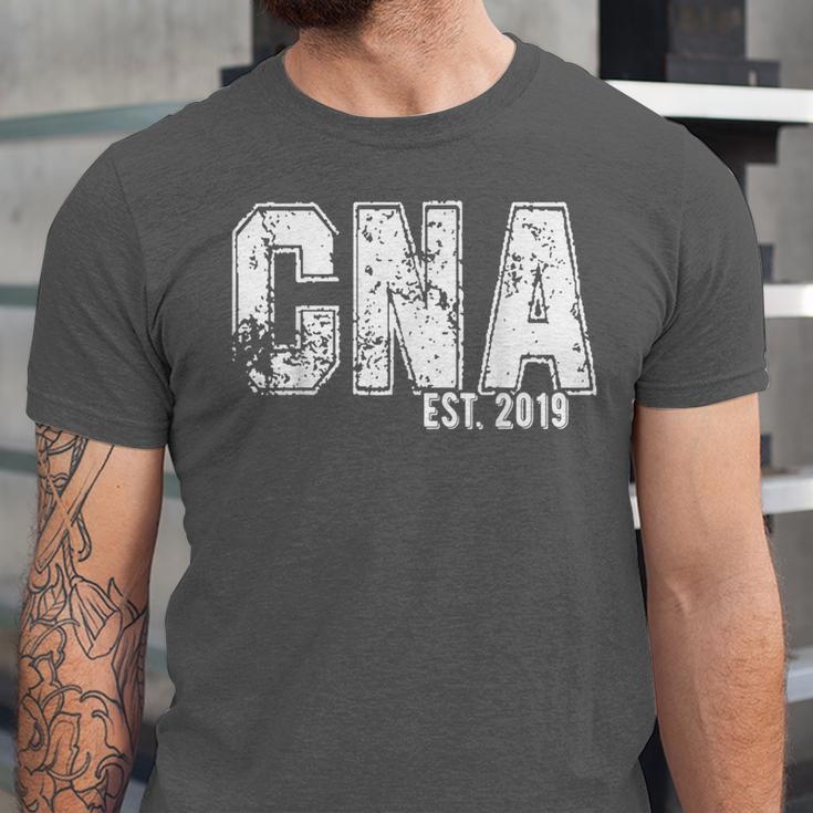 CNAs Graduation Shirt CNA Est 2019 Unisex Jersey T-Shirt