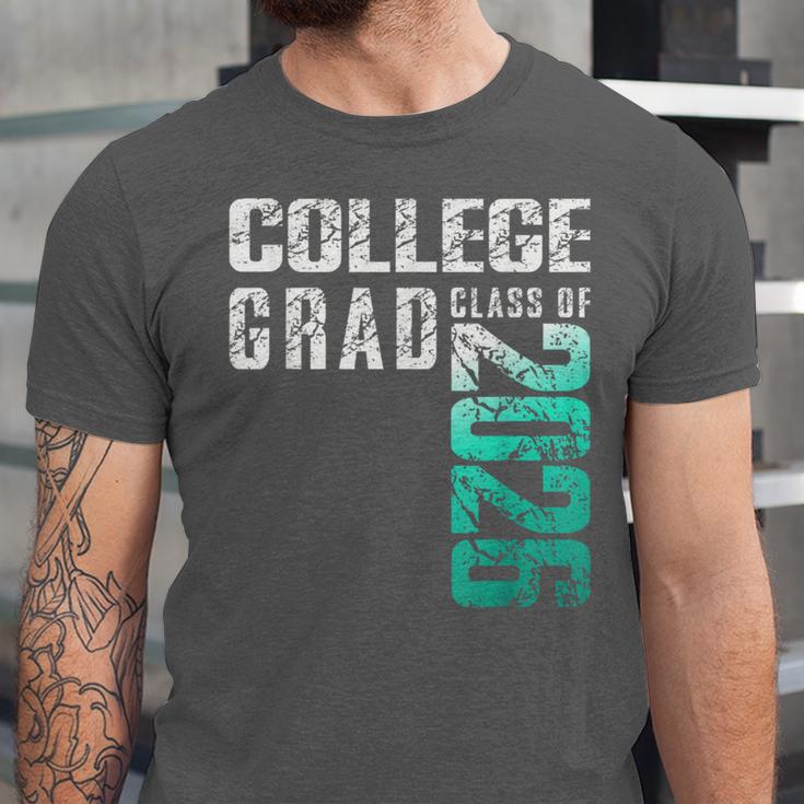 College Grad Class Of 2026 Graduation Unisex Jersey T-Shirt