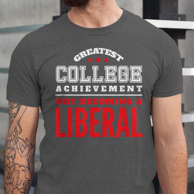 College Graduation For Conservatives Unisex Jersey T-Shirt