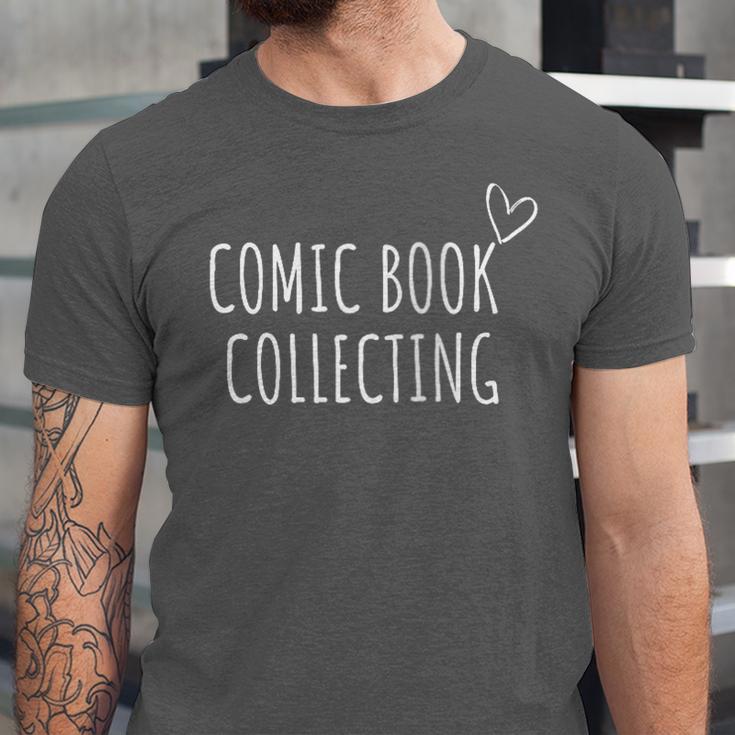 Comic Book Collecting Collector Unisex Jersey T-Shirt