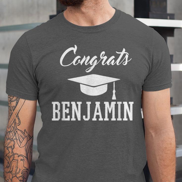 Congrats Benjamin College High School Graduation Unisex Jersey T-Shirt