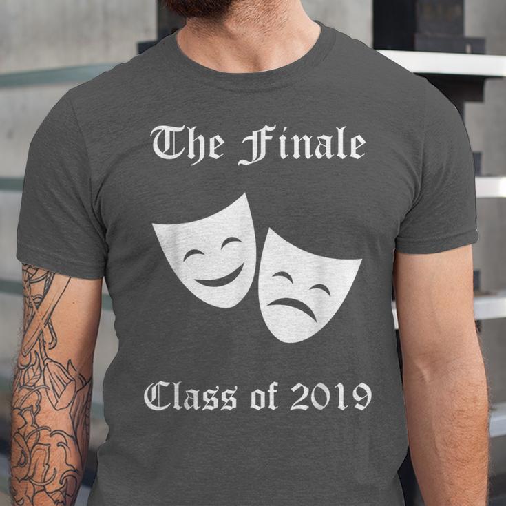Cool Theater Graduation Tshirt Tragedy And Comedy Masks Unisex Jersey T-Shirt