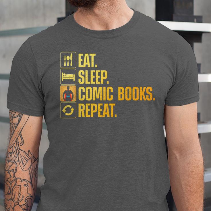 Cool Comic Books Art For Men Women Comic Book Lover Comics Unisex Jersey T-Shirt