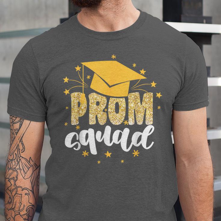 Cool Prom Squad 2025 Prom Graduation Party Matching 2025 Unisex Jersey T-Shirt