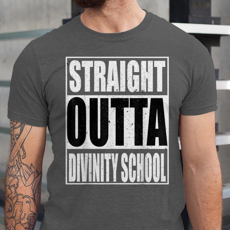 Cool Straight Outta Divinity School Graduation Shirt Unisex Jersey T-Shirt