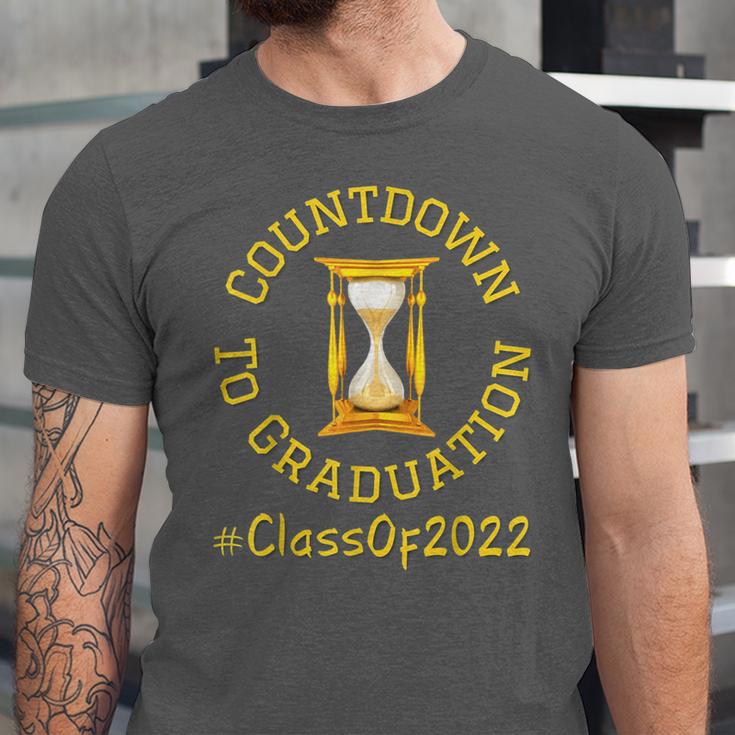 Countdown To Graduation Hourglass Senior Class Of 2022 Unisex Jersey T-Shirt
