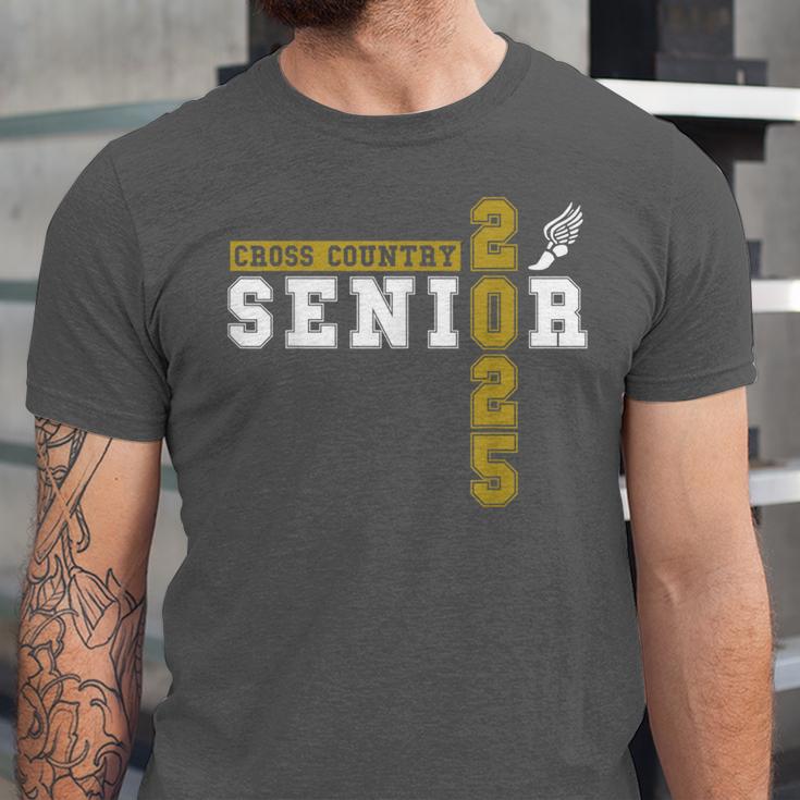 Cross Country Senior Night Senior 2025 Graduation Party 18 Unisex Jersey T-Shirt