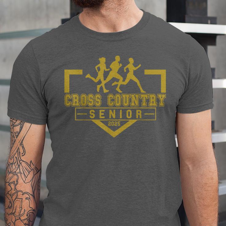 Cross Country Senior Night Senior 2025 Graduation Party 20 Unisex Jersey T-Shirt