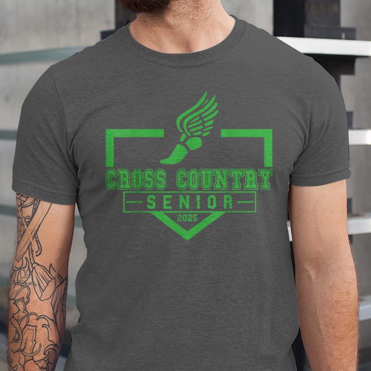 Cross Country Senior Night Senior 2025 Graduation Party 23 Unisex Jersey T-Shirt