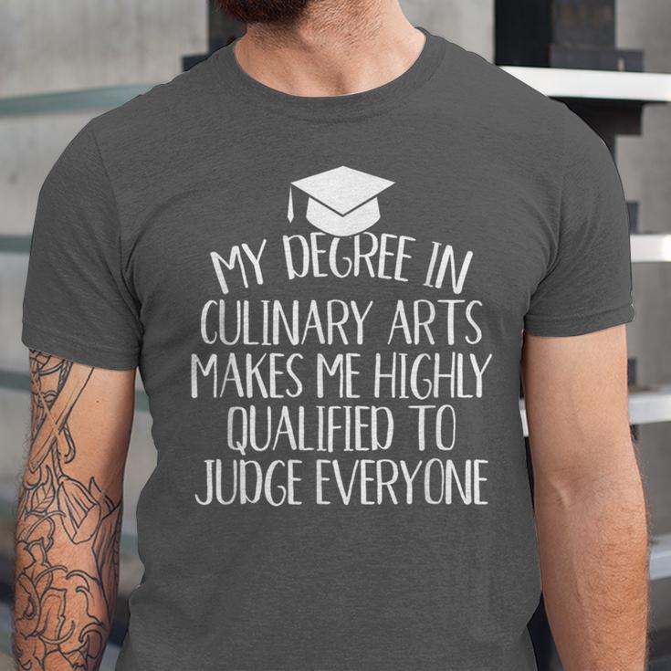 Culinary Arts Major Graduation Unisex Jersey T-Shirt