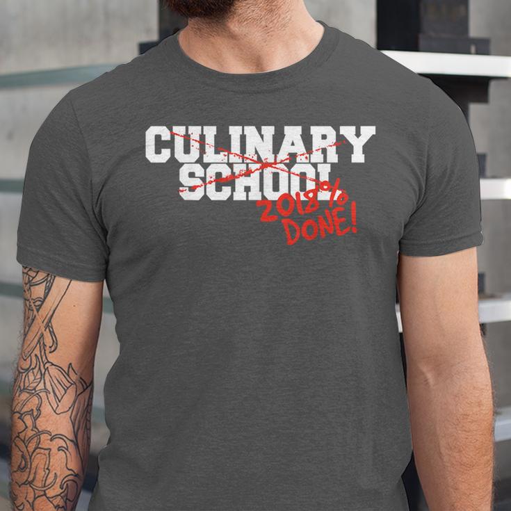 Culinary School Graduation Class Of 2018 Unisex Jersey T-Shirt