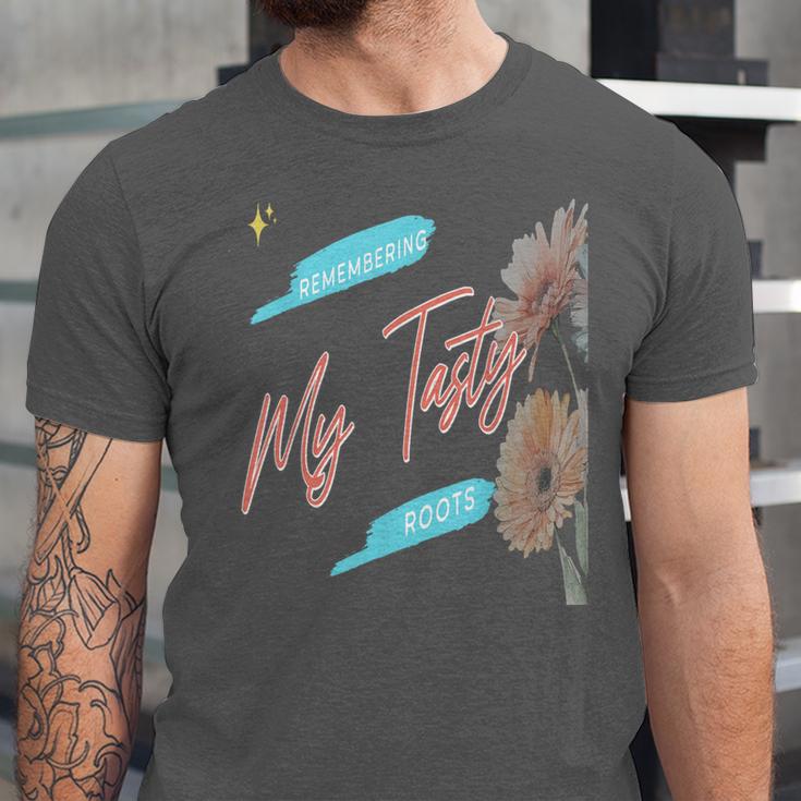 Cultural Flavor Memory Floral Nostalgia Garden Sentiment Unisex Jersey T-Shirt Cultural Flavor Memory Floral Nostalgia Garden Sentiment Unisex Jersey T-Shirt