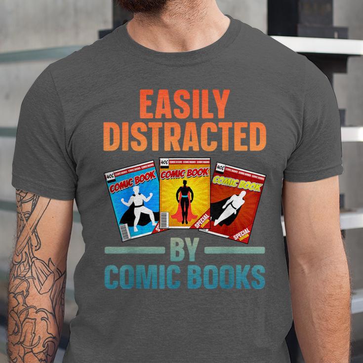 Cute Comic Book For Men Women Comic Book Collector Unisex Jersey T-Shirt