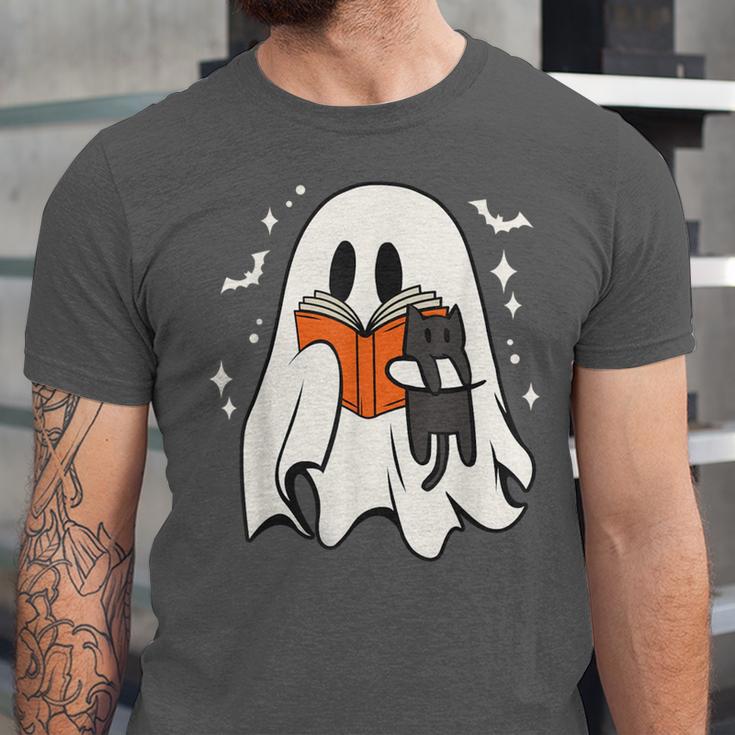 Cute Ghost Reading Book Spooky Season Halloween Costume Kids Unisex Jersey T-Shirt Cute Ghost Reading Book Spooky Season Halloween Costume Kids Unisex Jersey T-Shirt