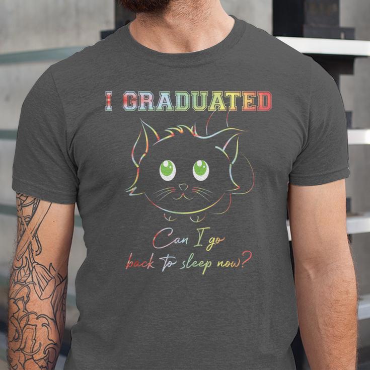 Cute Can I Go Back To Sleep Graduation Unisex Jersey T-Shirt