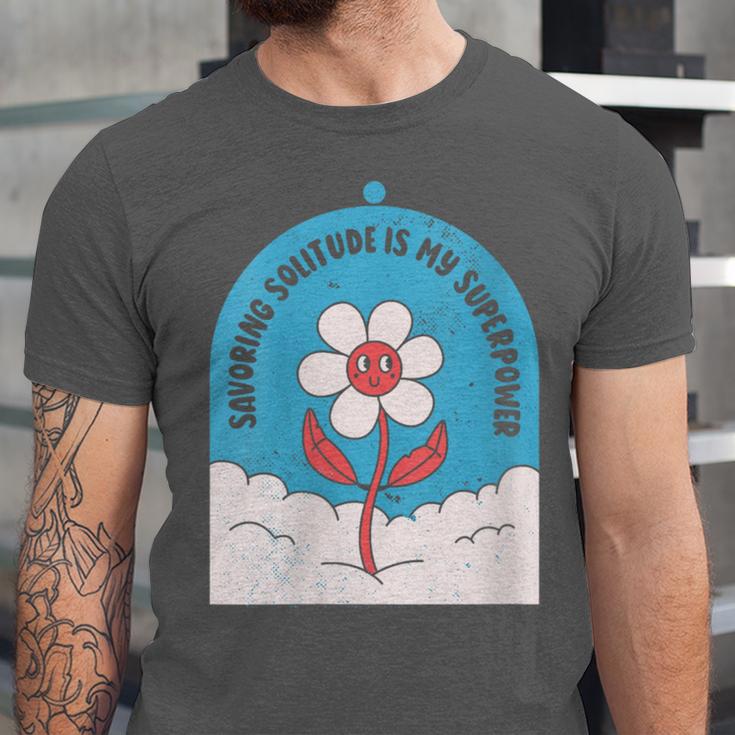 Cute Introvert Shy Teen Anti-Social Inner Strength Unisex Jersey T-Shirt