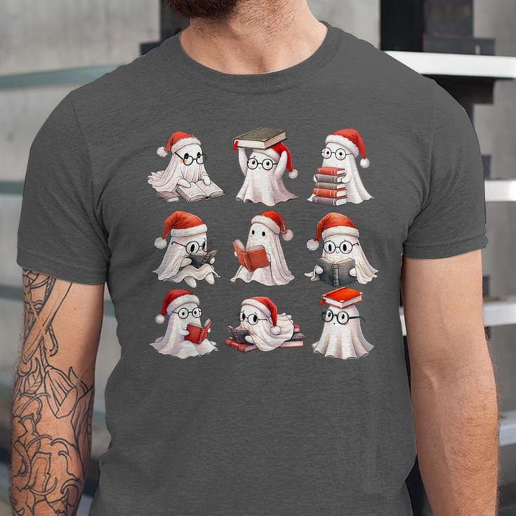 Cute Read More Booooooks Ghost Read More Books Christmas Unisex Jersey T-Shirt Cute Read More Booooooks Ghost Read More Books Christmas Unisex Jersey T-Shirt
