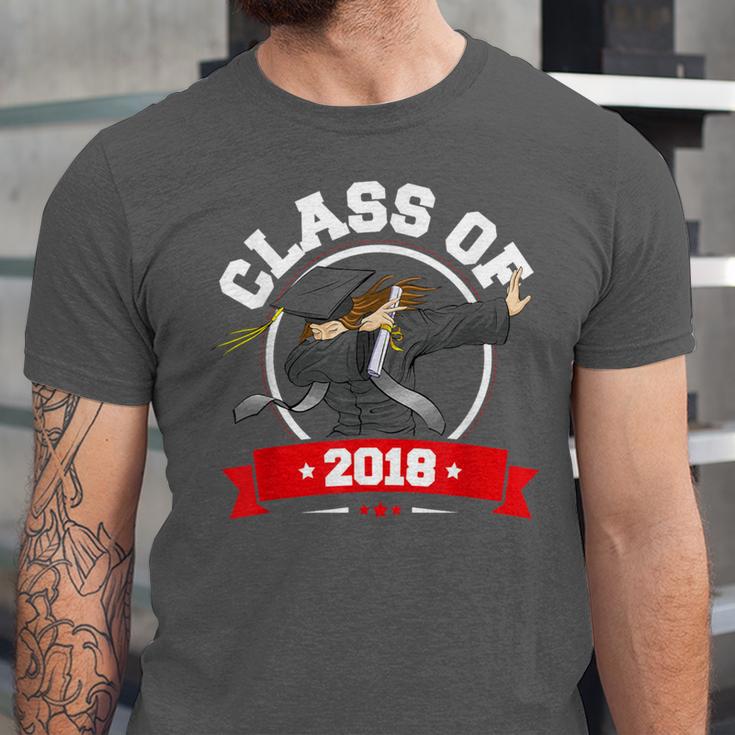 Dabbing Graduation Class Of 2018 Women Unisex Jersey T-Shirt