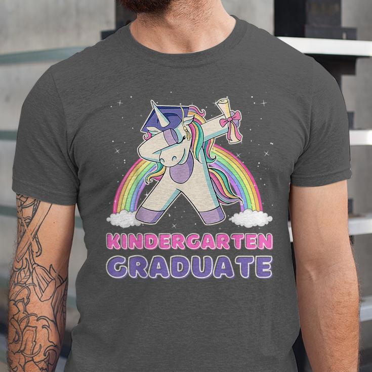 Dabbing Unicorn Kindergarten Graduation Dab Dance Girl Unisex Jersey T-Shirt