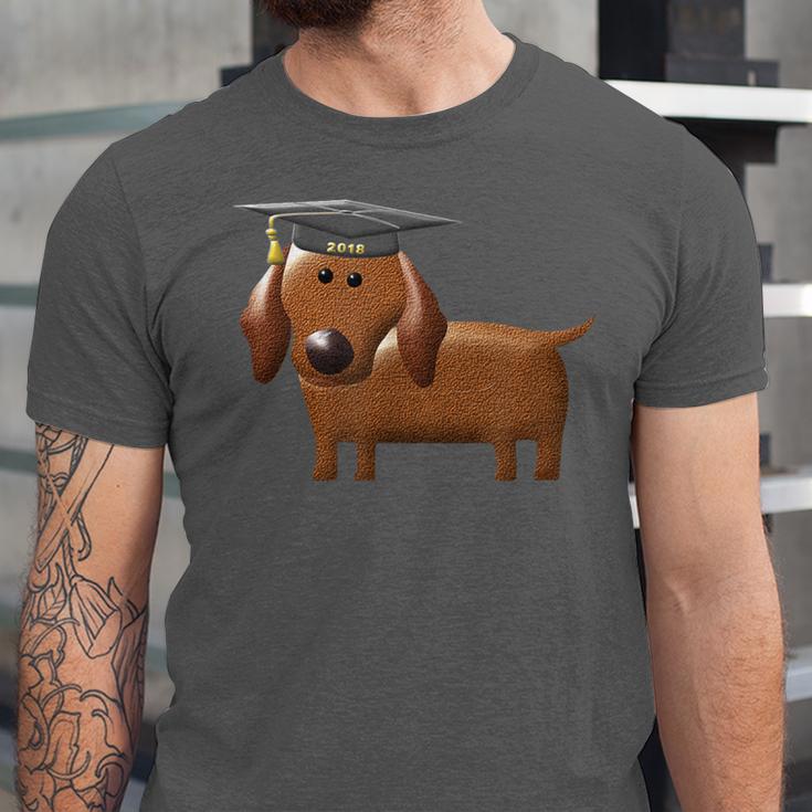 Dachshund Graduation 2018 Dog Graduation Shirt For Men Women Kids Unisex Jersey T-Shirt