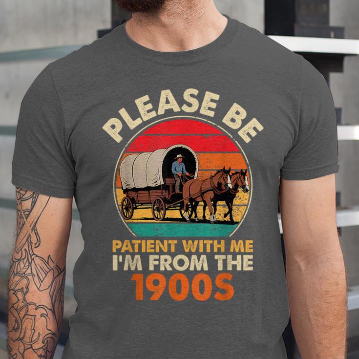 Dad Father's Day Please Be Patient I'm From The 1900s Unisex Jersey T-Shirt Dad Father's Day Please Be Patient I'm From The 1900s Unisex Jersey T-Shirt