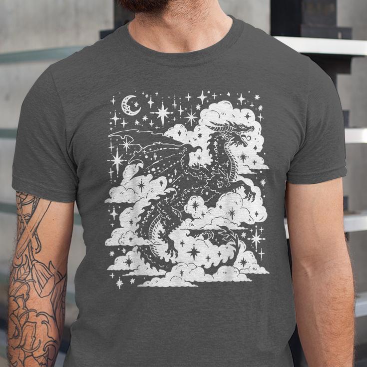 Dark Academia Fantasy Dragon Book Lover Bookish Goblincore Unisex Jersey T-Shirt Dark Academia Fantasy Dragon Book Lover Bookish Goblincore Unisex Jersey T-Shirt
