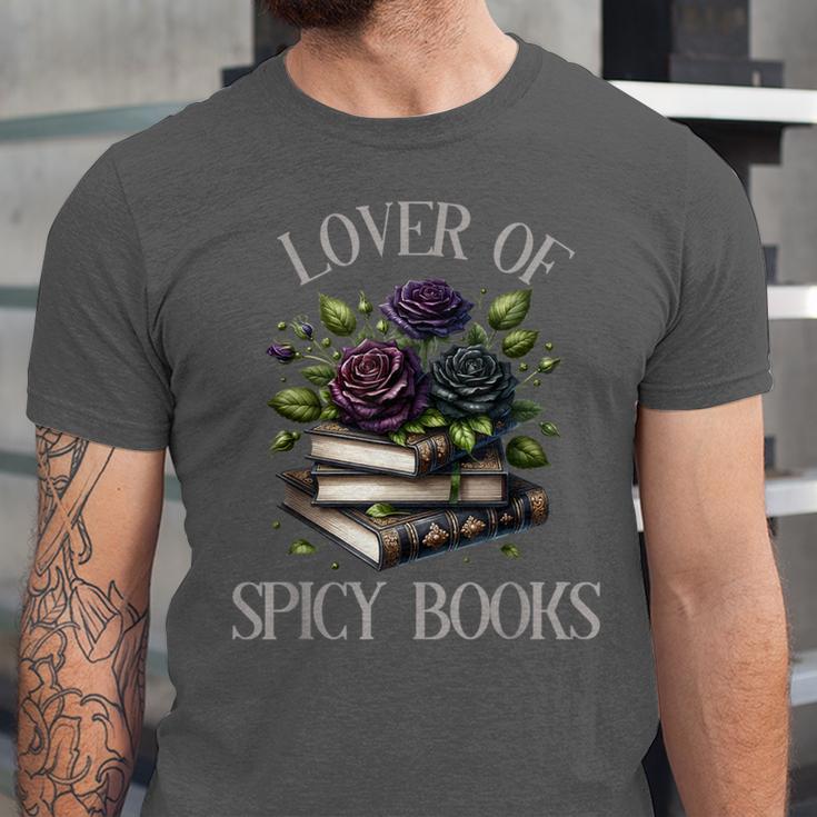 Dark Romance Book Lover Spicy Books Bookish Merch Morally Unisex Jersey T-Shirt
