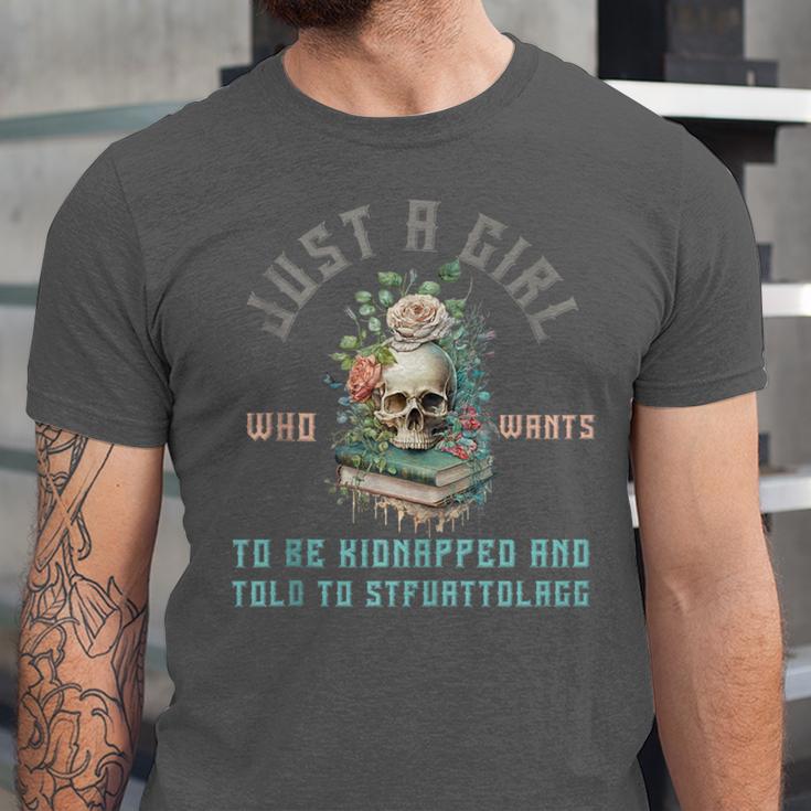 Dark Romance Women STFUATTDLAGG Smutt Book Merch Good Girl Unisex Jersey T-Shirt
