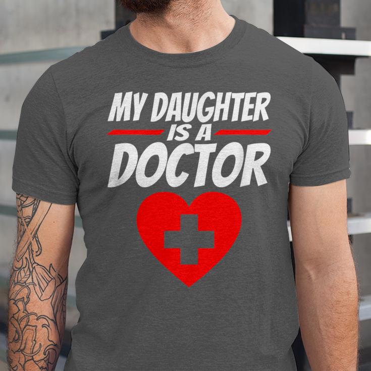 My Daughter Is A Doctor Shirt Proud Parents Graduation Unisex Jersey T-Shirt