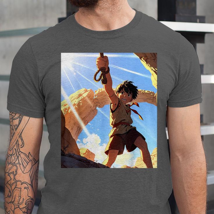 David And Goliath Bible Book Samuel King David Anime Manga Unisex Jersey T-Shirt