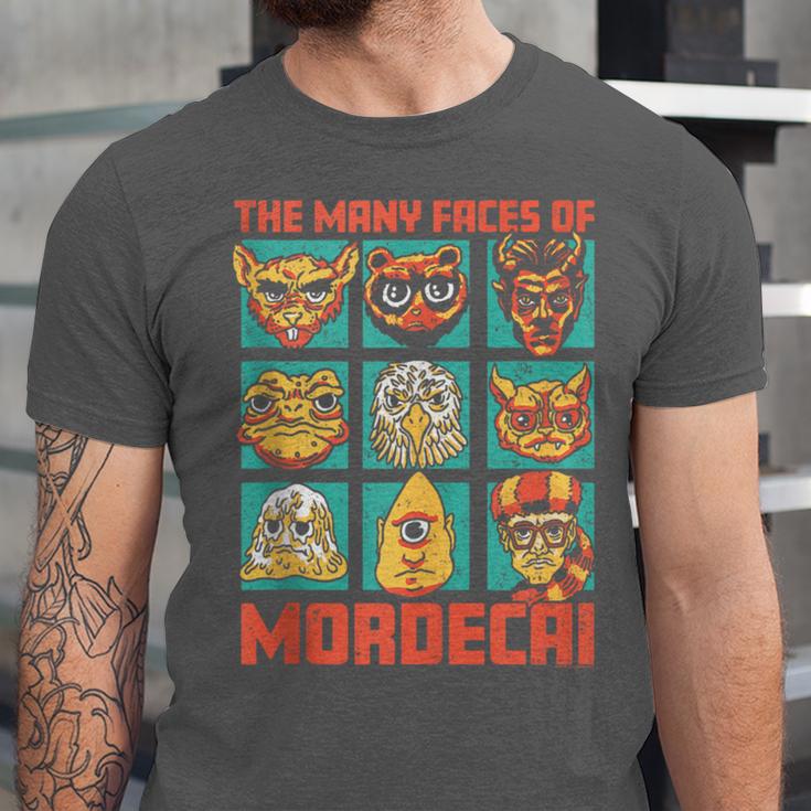 DCC Many Faces Of Mordecai Grid Gamer Series Book Unisex Jersey T-Shirt DCC Many Faces Of Mordecai Grid Gamer Series Book Unisex Jersey T-Shirt