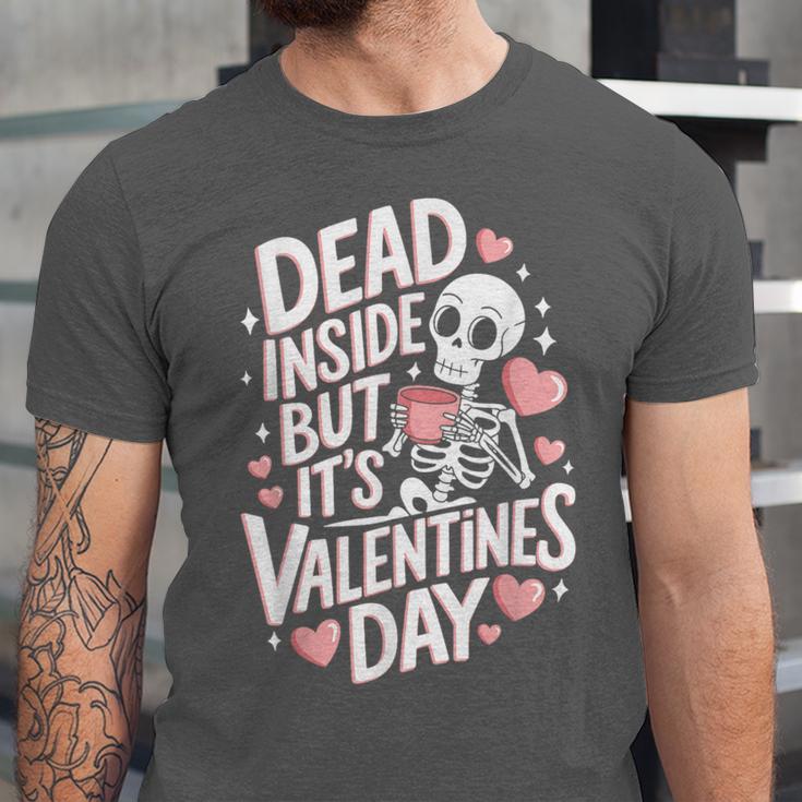 Dead Inside But Its Valentines DayShirt For Introverts Unisex Jersey T-Shirt Dead Inside But Its Valentines DayShirt For Introverts Unisex Jersey T-Shirt