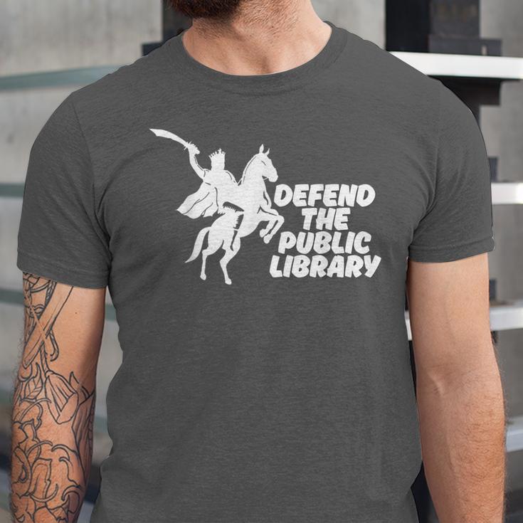 Defend Public Library Support Local Library Book Lover Unisex Jersey T-Shirt Defend Public Library Support Local Library Book Lover Unisex Jersey T-Shirt