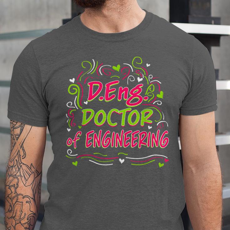 DEng Doctor Of Engineering Doctorate Graduation Unisex Jersey T-Shirt