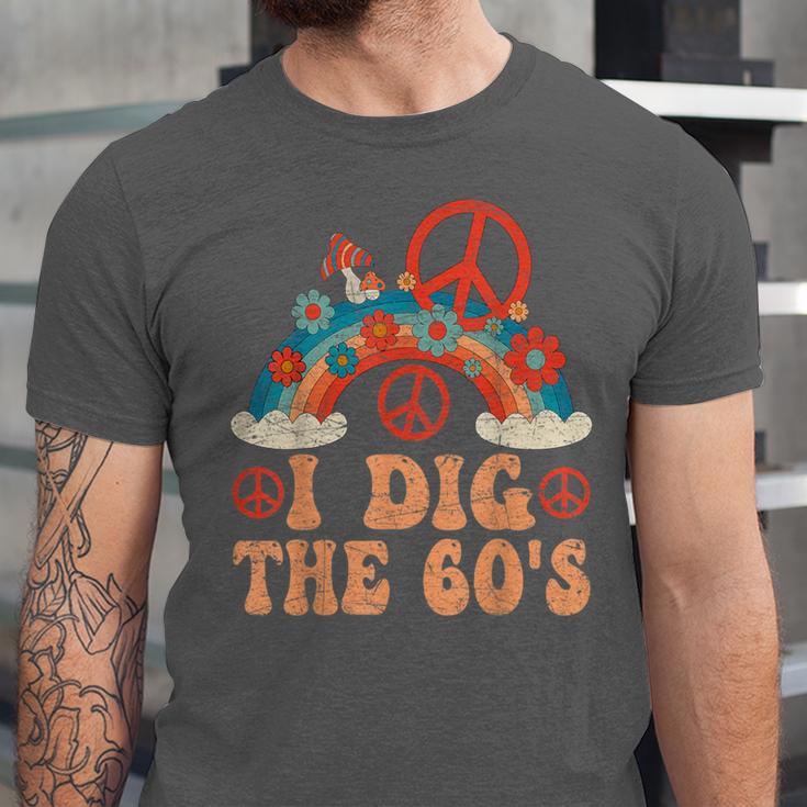 I Dig The 60s Aesthetic Nostalgia 1960's Retro 60s Party Unisex Jersey T-Shirt