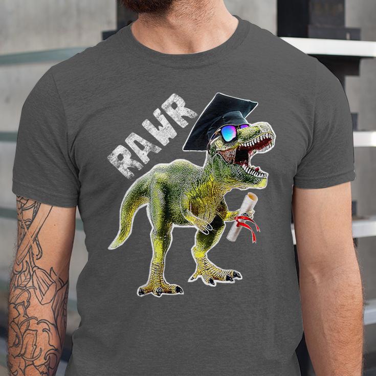 DinosaurRex Rawr Last Day Of School Graduation Shirt Unisex Jersey T-Shirt