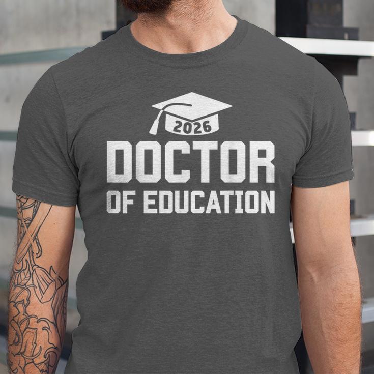Doctor Of Education 2026 EDD Doctoral Degree Graduation Unisex Jersey T-Shirt