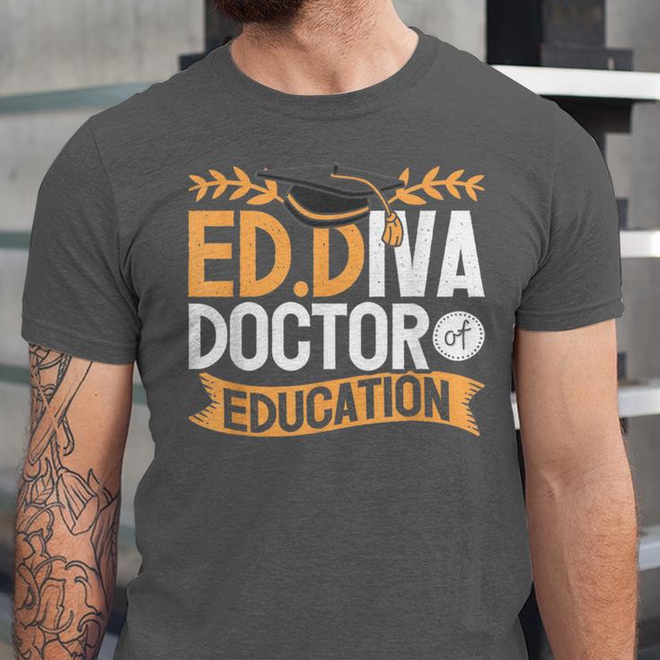 Doctor Of Education EdD Graduation ED Diva Unisex Jersey T-Shirt