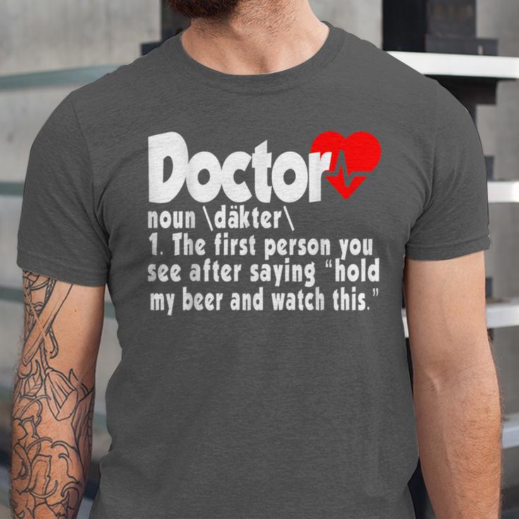 Doctor For Medical Med Student Graduation Unisex Jersey T-Shirt