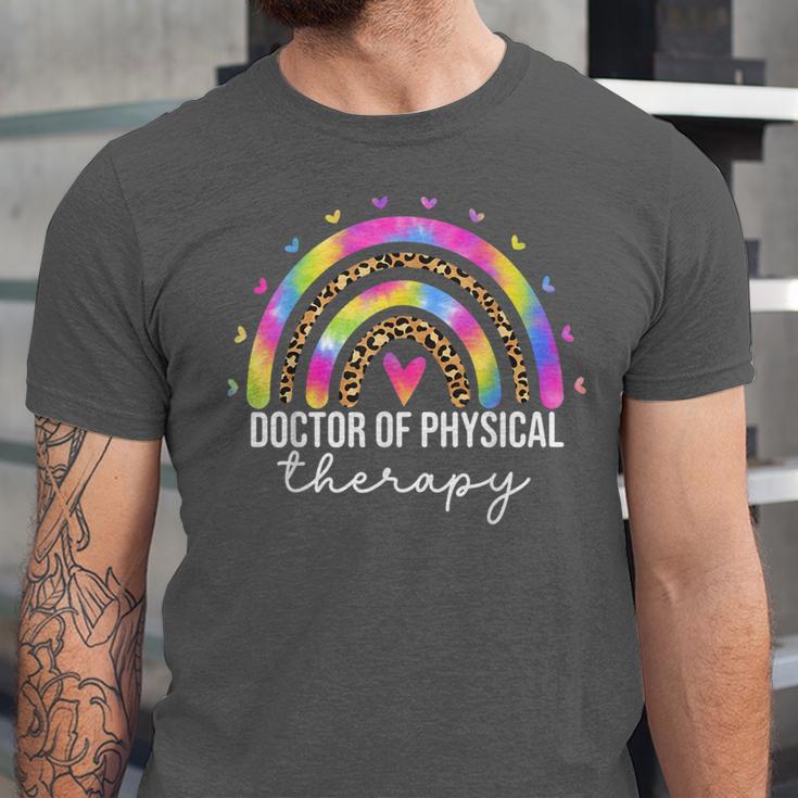 Doctor Of Physical Therapy Therapist DPT Graduation Rainbow Unisex Jersey T-Shirt