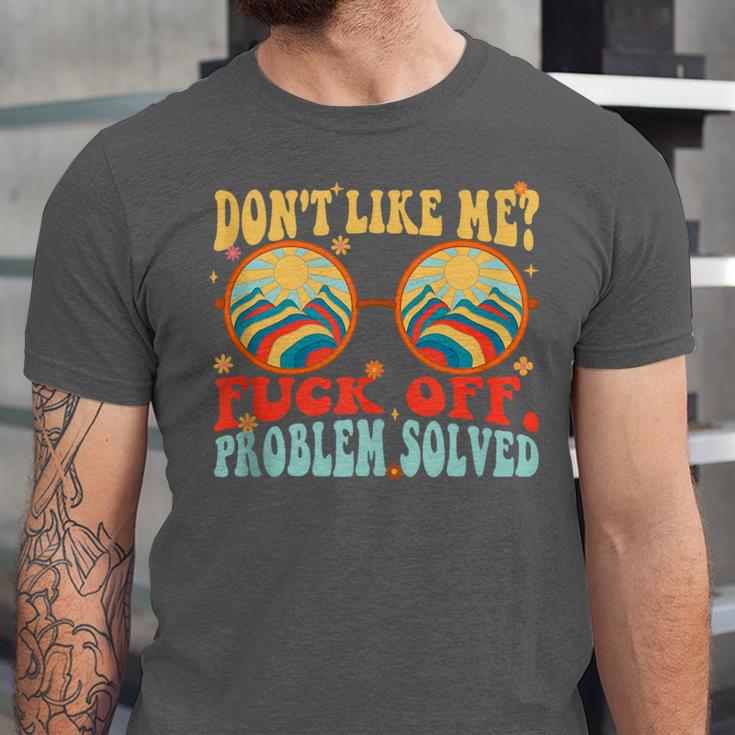 Don't Like Me Antisocial Introvert & Anti Social Unisex Jersey T-Shirt Don't Like Me Antisocial Introvert & Anti Social Unisex Jersey T-Shirt