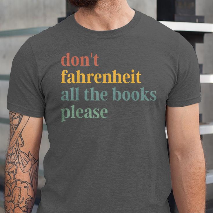 Don't Fahrenheit The Books Unisex Jersey T-Shirt