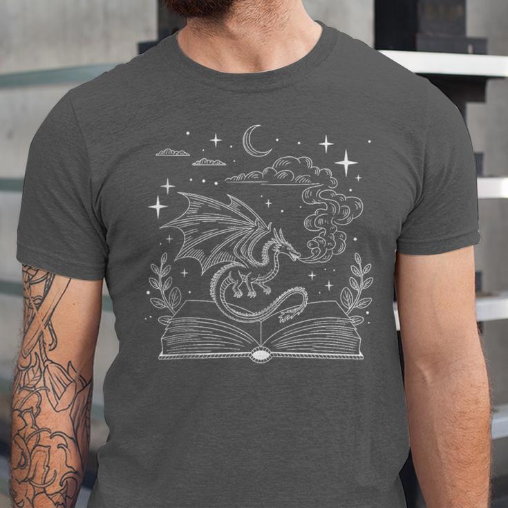 Dragon Flying Out Of Book Lover Bookworm Fantasy Novels Unisex Jersey T-Shirt Dragon Flying Out Of Book Lover Bookworm Fantasy Novels Unisex Jersey T-Shirt