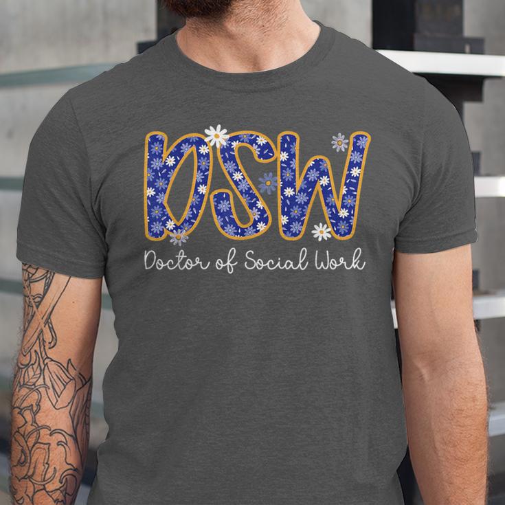 DSW Doctor Of Social Work Graduation DSW Graduate Unisex Jersey T-Shirt