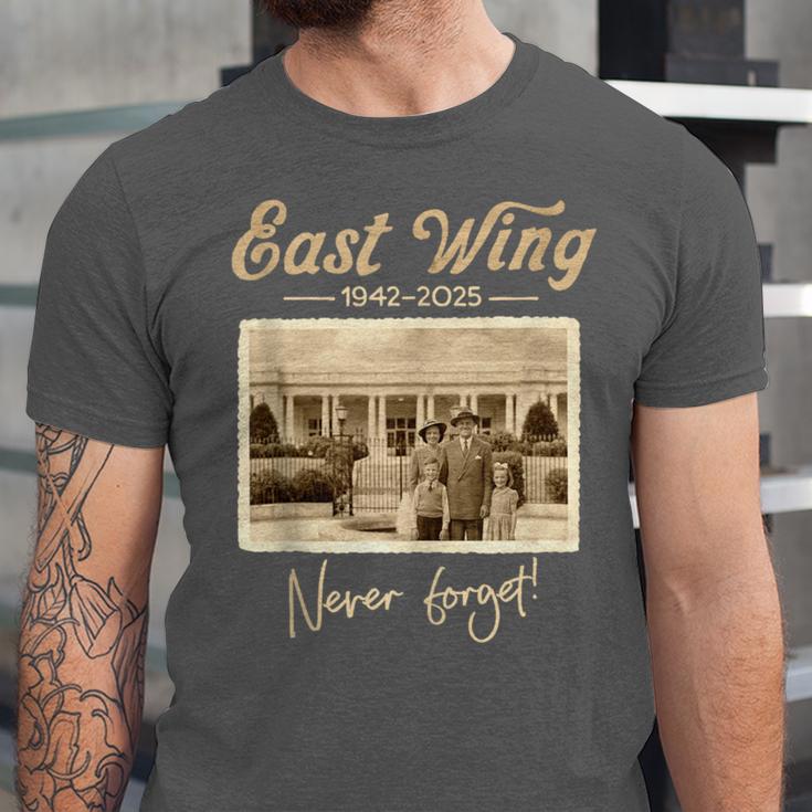 East Wing Never Forget American Vintage Nostalgia Unisex Jersey T-Shirt East Wing Never Forget American Vintage Nostalgia Unisex Jersey T-Shirt