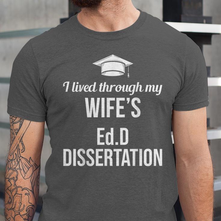 EDD Doctor Of Education EdD Wife Doctorate Graduation Unisex Jersey T-Shirt