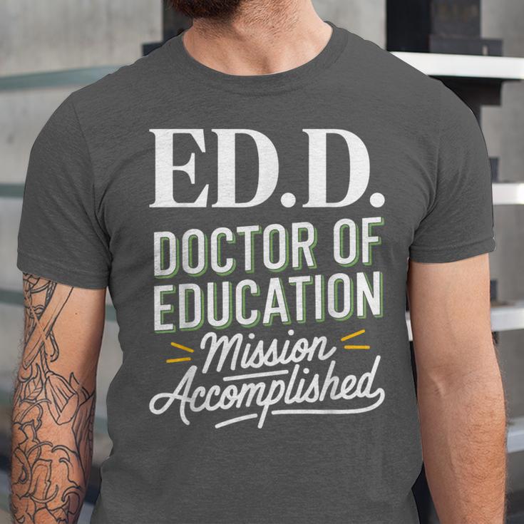 EdD Doctor Of Education Graduation For Doctoral Degree Unisex Jersey T-Shirt