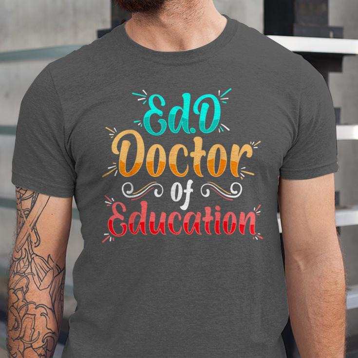 EdD Doctor Of Education Inspiring Doctorate Graduation Unisex Jersey T-Shirt