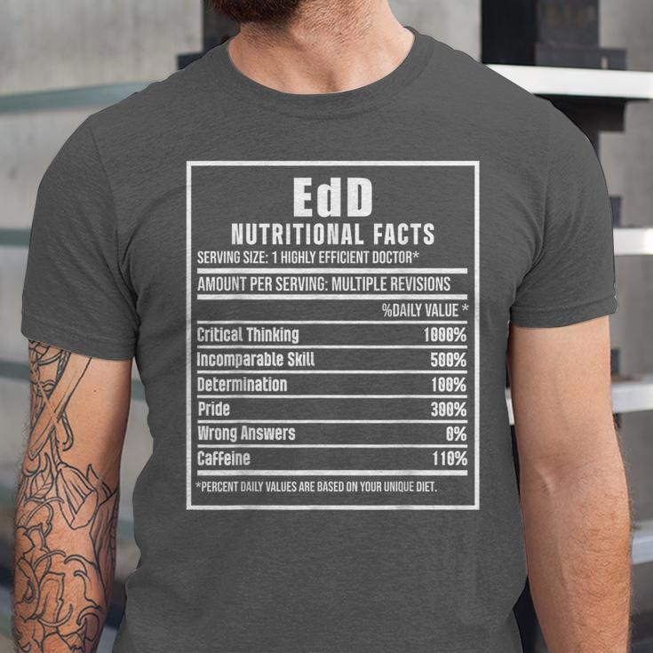 EdD Doctor Of Education Nutrition Doctorate Graduation Unisex Jersey T-Shirt