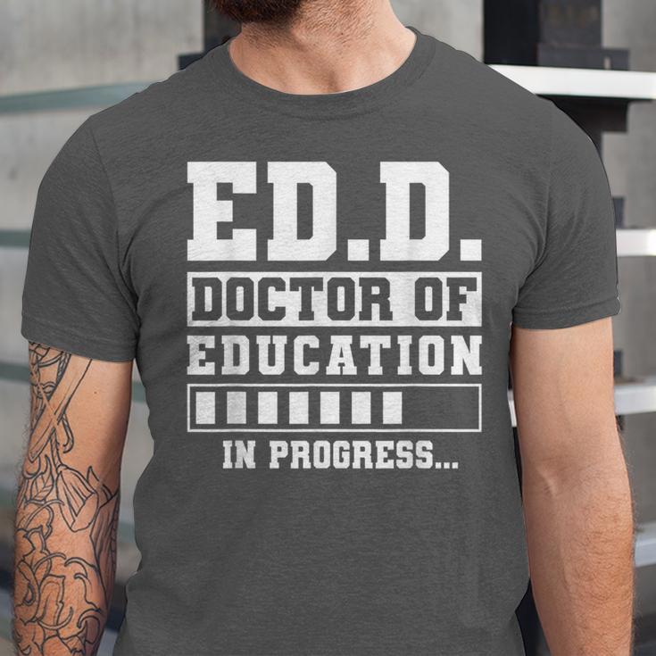 EdD Doctor Of Education In Progress EdD Graduation Unisex Jersey T-Shirt